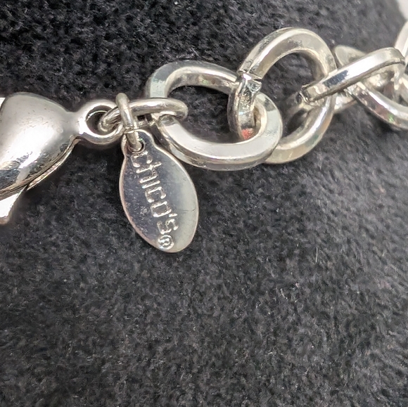 Chico's Polished Silver Tone Necklace - Picture 5 of 8